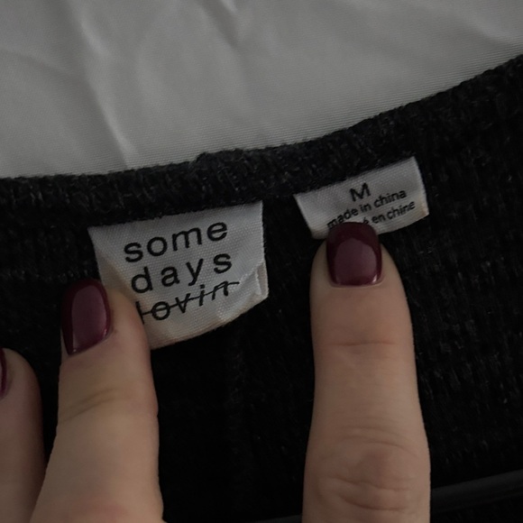 SomeDays Lovin' Black wrap midi ruffle dress - Picture 4 of 4